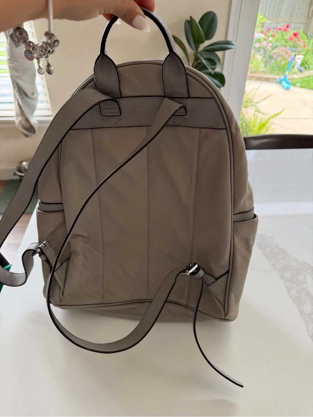 Michael Kors Abbey Medium Nylon Cargo Backpack